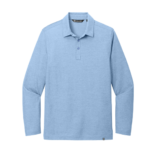 Travis Matthew Oceanside Heather Long Sleeve Polo